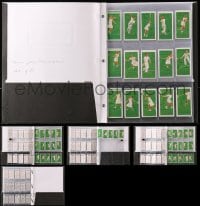 7m014 LOT OF 50 REPRODUCTION TENNIS ENGLISH CIGARETTE CARDS 1999 complete set in plastic sleeves!