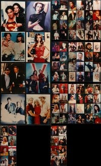 7m279 LOT OF 96 COLOR 8X10 REPRO PHOTOS 2000s many great images of top celebrities!