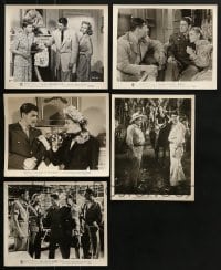 7m223 LOT OF 5 RONALD REAGAN 8X10 STILLS 1940s-1950s great scenes from some of his movies!