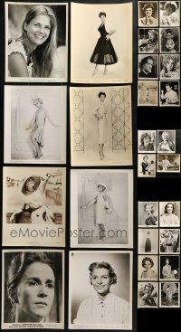 7m199 LOT OF 28 8X10 STILLS OF FEMALE PORTRAITS 1950s-1970s great images of pretty actresses!