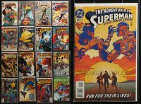 7m167 LOT OF 17 ADVENTURES OF SUPERMAN COMIC BOOKS 1980s-1990s adventures of The Man of Steel!