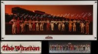 7m031 LOT OF 3 UNFOLDED NASCAR COMMERCIAL POSTERS 1990 for the Winston all-star racing event!
