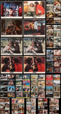 7m178 LOT OF 142 MINI LOBBY CARDS 1970s-1980s great scenes from a variety of different movies!