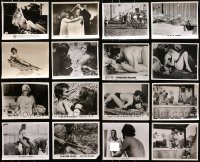 7m208 LOT OF 16 SEXPLOITATION 8X10 STILLS 1950s-1980s great sexy scenes with some nudity!