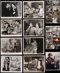 7m286 LOT OF 25 COLOR AND BLACK & WHITE 8X10 REPRO PHOTOS 1980s great scenes from classic movies!