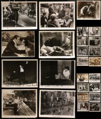 7m201 LOT OF 25 8X10 STILLS 1930s-1970s great scenes from a variety of different movies!