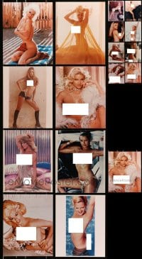 7m290 LOT OF 17 COLOR 8X10 REPRO PHOTOS OF SEXY NAKED MOVIE STARS 2000s great nude portraits!