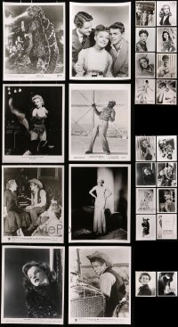 7m285 LOT OF 26 8X10 REPRO PHOTOS 1980s great images of leading Hollywood stars & more!