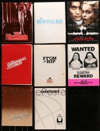 7m247 LOT OF 8 PRESSKITS WITH 7 STILLS EACH 1980s-1990s containing a total of 56 stills in all!