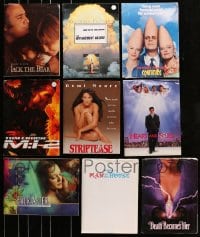 7m243 LOT OF 9 PRESSKITS WITH 8 STILLS EACH 1990s-2000s containing a total of 72 stills in all!