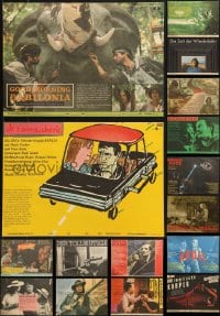 7m320 LOT OF 16 UNFOLDED AND FORMERLY FOLDED 11X16 EAST GERMAN POSTERS 1980s cool movie images!