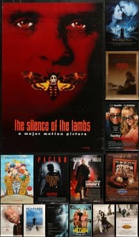 7m444 LOT OF 18 UNFOLDED DOUBLE-SIDED AND SINGLE-SIDED 27X40 ONE-SHEETS 1990s-2000s great movie images!
