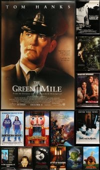 7m435 LOT OF 19 UNFOLDED DOUBLE-SIDED AND SINGLE-SIDED 27X40 ONE-SHEETS 1990s-2000s great movie images!