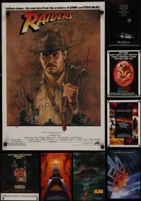 7m332 LOT OF 9 UNFOLDED SCI-FI/FANTASY SPECIAL POSTERS 1980s images from a variety of movies!