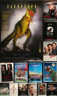 7m440 LOT OF 18 UNFOLDED SINGLE-SIDED 27X40 ONE-SHEETS 1980s-1990s cool movie images!