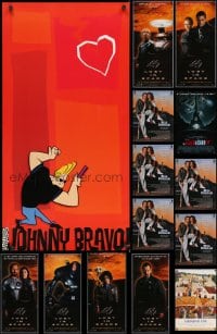 7m374 LOT OF 17 UNFOLDED MISCELLANEOUS POSTERS 1980s-1990s great images from a variety of movies!