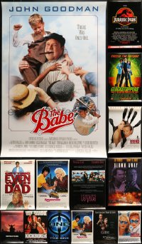 7m430 LOT OF 19 UNFOLDED SINGLE-SIDED MOSTLY 27X40 ONE-SHEETS 1980s-2000s great movie images!