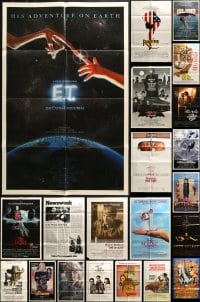 7m079 LOT OF 53 FOLDED ONE-SHEETS 1960s-1980s great images from a variety of different movies!
