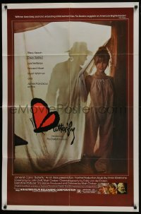 7p083 BUTTERFLY 1sh 1982 Stacy Keach, Pia Zadora in her very first adult role!