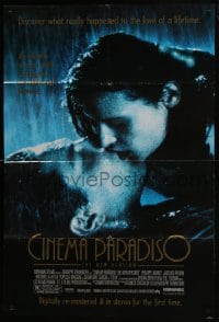 7p117 CINEMA PARADISO DS 1sh R2002 Nuovo Cinema Paradiso, Giuseppe Tornatore, Philippe Noiret!