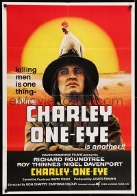7p111 CHARLEY-ONE-EYE English 1sh 1974 someone told Roundtree he wasn't a slave anymore & lied!