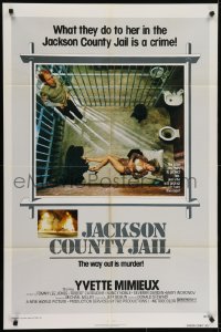 7p411 JACKSON COUNTY JAIL 1sh 1976 what they did to Yvette Mimieux in jail is a crime!