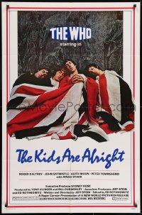 7p428 KIDS ARE ALRIGHT 1sh 1979 Jeff Stein, Roger Daltrey, Peter Townshend, The Who, rock & roll!