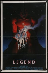 7p448 LEGEND 1sh 1986 Tom Cruise, Mia Sara, Tim Curry, Ridley Scott, cool fantasy artwork!
