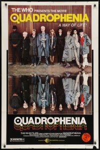 7p656 QUADROPHENIA style B 1sh 1979 The Who, great image of Sting, English rock 'n' roll!
