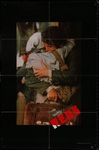 7p672 REDS 1sh 1981 image of star/director Warren Beatty as John Reed & Diane Keaton in Russia!