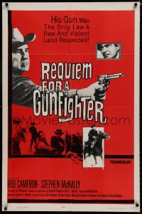 7p675 REQUIEM FOR A GUNFIGHTER 1sh 1965 Rod Cameron, Stephen McNally, Tim McCoy, Bob Steele