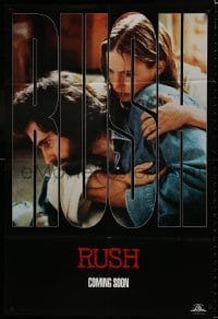 7p726 RUSH teaser 1sh 1991 Jason Patric & Jennifer Jason Leigh in title, they forgot they were cops!