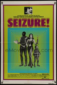 7p755 SEIZURE 1sh 1974 Oliver Stone's directional debut, Herve Villechaize is the dwarf!
