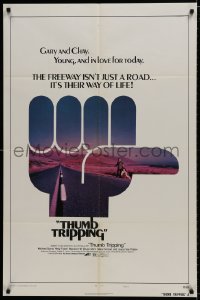 7p897 THUMB TRIPPING style A 1sh 1972 hitchhikers who are young and in love, Michael Burns, Foster!