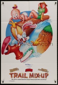 7p920 TRAIL MIX-UP DS 1sh 1993 cartoon art Roger Rabbit, Baby Herman, Jessica Rabbit!