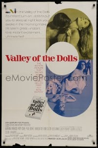 7p939 VALLEY OF THE DOLLS 1sh 1967 sexy Sharon Tate, from Jacqueline Susann's erotic novel!