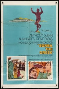 7p997 ZORBA THE GREEK 1sh 1965 Anthony Quinn, Irene Papas, Alan Bates, Michael Cacoyannis