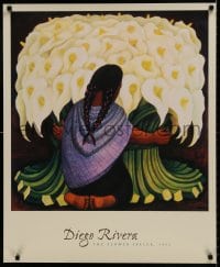 7r379 DIEGO RIVERA 26x32 Canadian commercial poster 1997 The Flower Seller!
