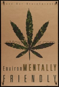 7r450 ENVIRONMENTALLY FRIENDLY 24x36 English commercial poster 2005 marijuana, save our brainforests!