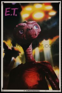 7r551 E.T. THE EXTRA TERRESTRIAL group of 7 18x24 commercial posters 1982 Barrymore, Spielberg!