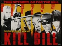 7r578 KILL BILL: VOL. 1 27x37 commercial poster 2003 Tarantino, Thurman, katana, Liu and top cast!