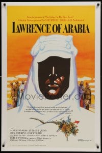 7r013 LAWRENCE OF ARABIA S2 recreation 1sh 2001 David Lean, Kerfyser silhouette art of O'Toole!