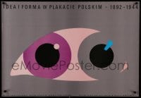 7r477 IDEA I FORMA W PLAKACIE POLSKIM 1892-1944 exhibition Polish 26x38 1987 Jrulecki art!