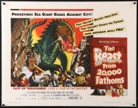 7r967 BEAST FROM 20,000 FATHOMS 22x28 REPRO poster 2010s Bradbury's tale of the sea's master-beast!