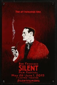 7r163 20TH ANNUAL SAN FRANCISCO SILENT FILM FESTIVAL 11x17 2015 Sherlock Holmes by Shellabarger!