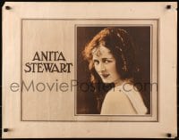 7r137 ANITA STEWART personality poster 1910s wonderful head & shoulders profile portrait!