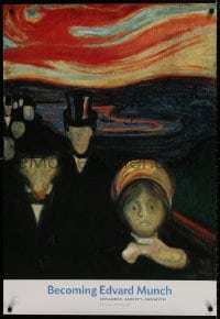 7r172 BECOMING EDVARD MUNCH 26x38 museum/art exhibition 2009 Influence, Anxiety & Myth!