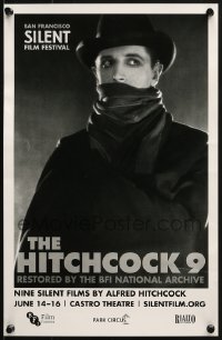 7r167 HITCHCOCK 9 11x17 film festival poster 2013 Ivor Novello from the movie The Lodger!
