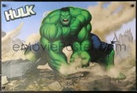 7r679 INCREDIBLE HULK foil 20x30 special poster 2008 great art, he is definitely angry!