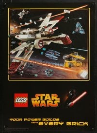 7r695 LEGO STAR WARS 19x26 special poster 2005 Disney, George Lucas, great images!